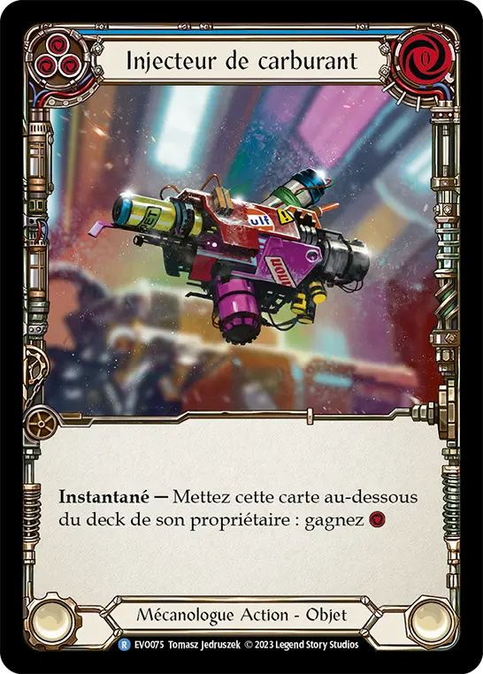 Card: Fuel Injector (blu)