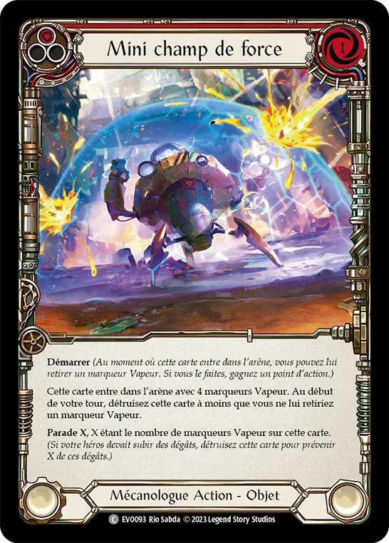 Card: Mini Forcefield (red)