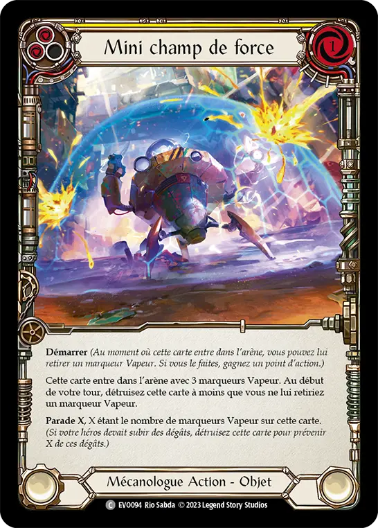 Card: Mini Forcefield (yel)