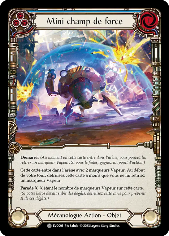 Card: Mini Forcefield (blu)