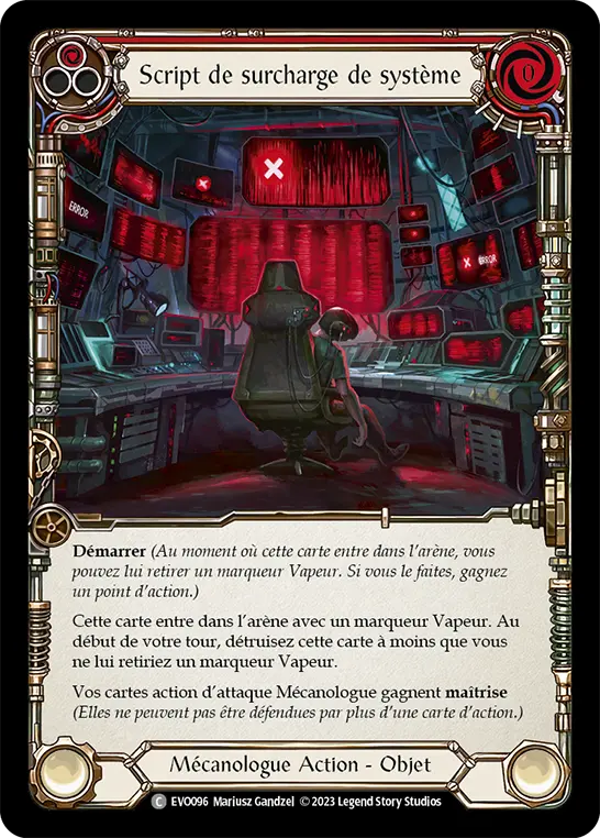 Card: Overload Script (red)