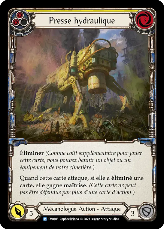Card: Hydraulic Press (yel)
