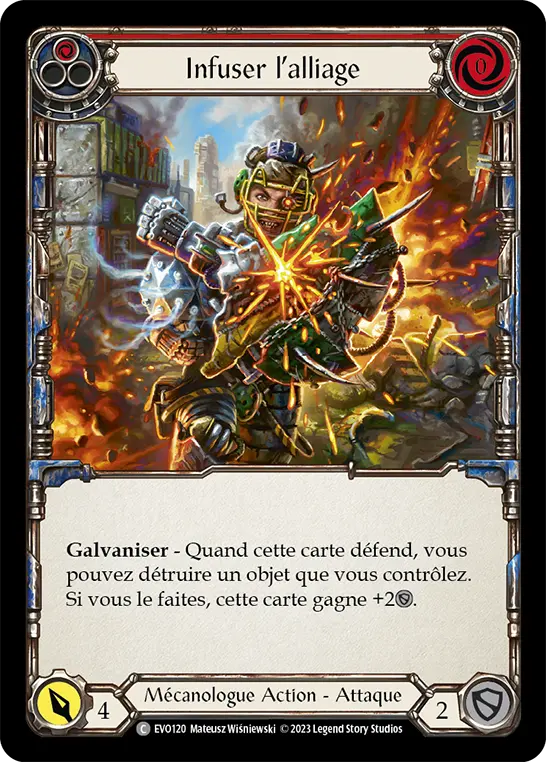 Card: Infuse Alloy (red)
