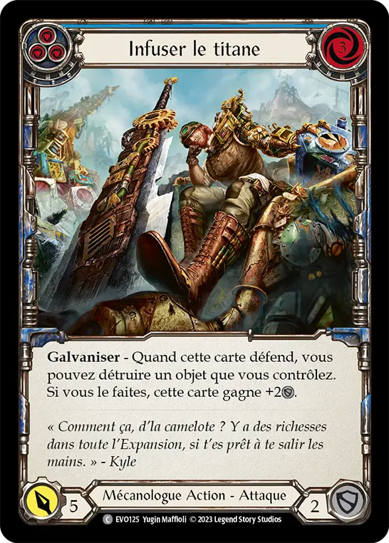 Card: Infuse Titanium (blu)