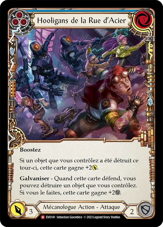Card: Steel Street Hoons (blu)