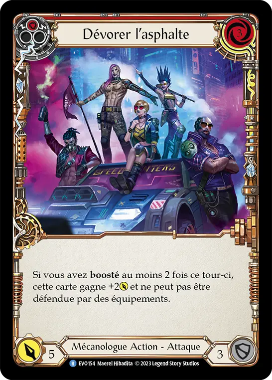 Card: Burn Rubber (red)
