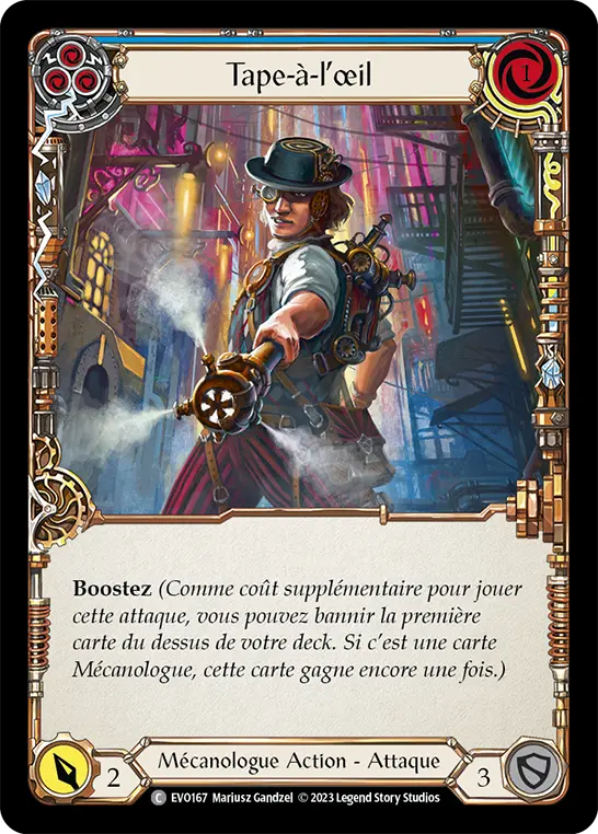 Card: Razzle Dazzle (blu)