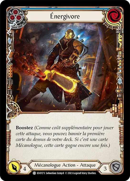 Card: Gas Guzzler (blu)