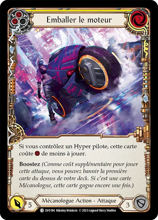 Card: Rev Up (yel)