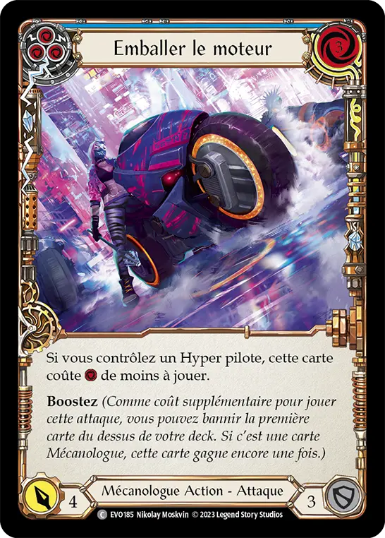 Card: Rev Up (blu)