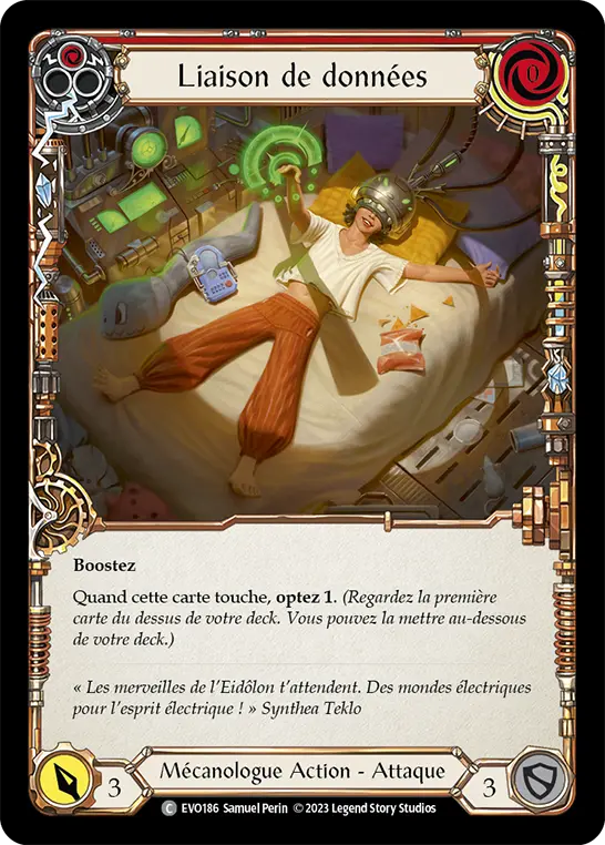 Card: Data Link (red)