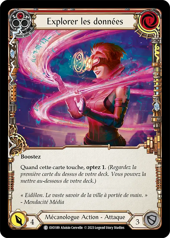 Card: Dive Through Data (red)