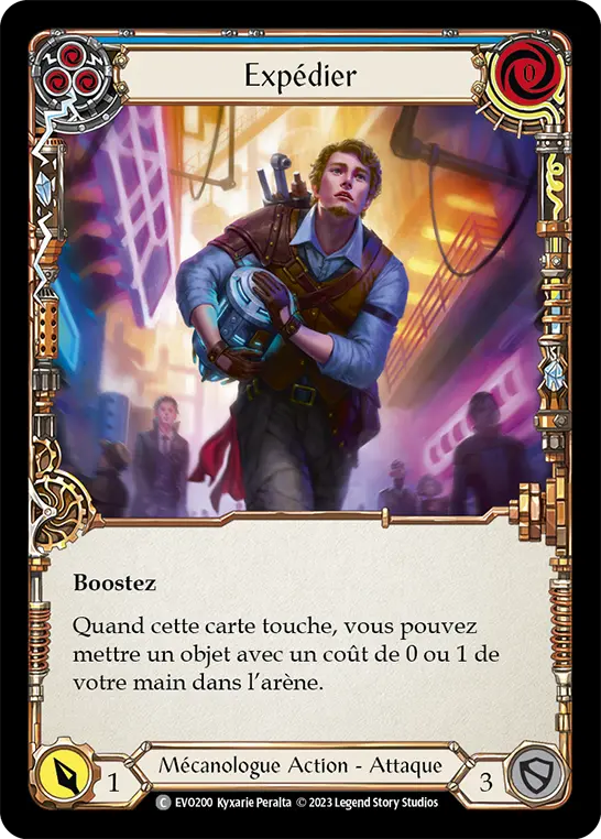 Card: Expedite (blu)