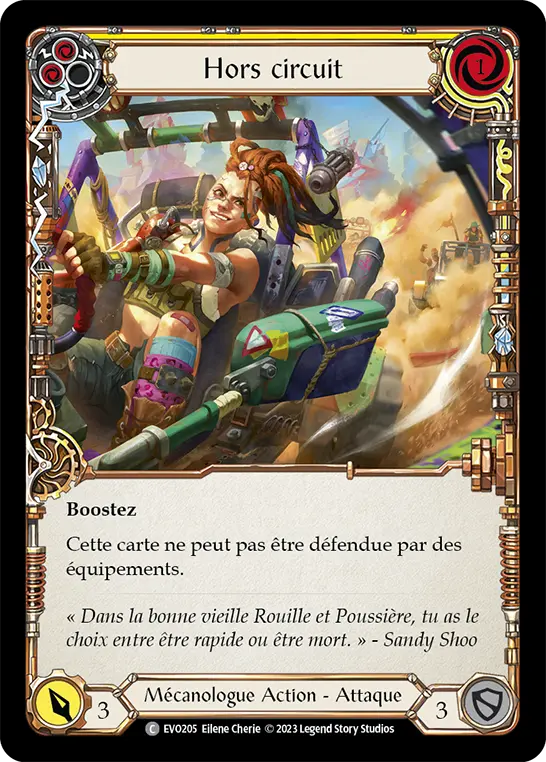 Card: Out Pace (yel)