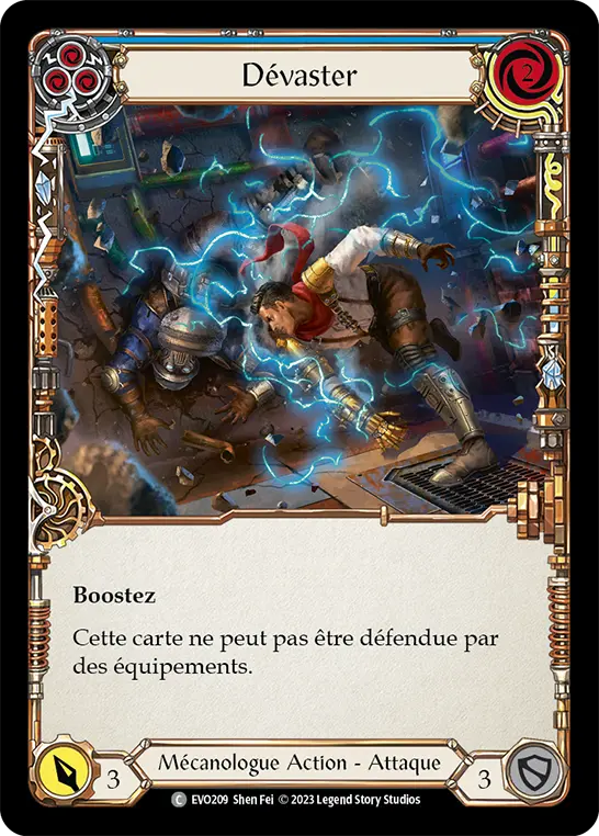 Card: Lay Waste (blu)