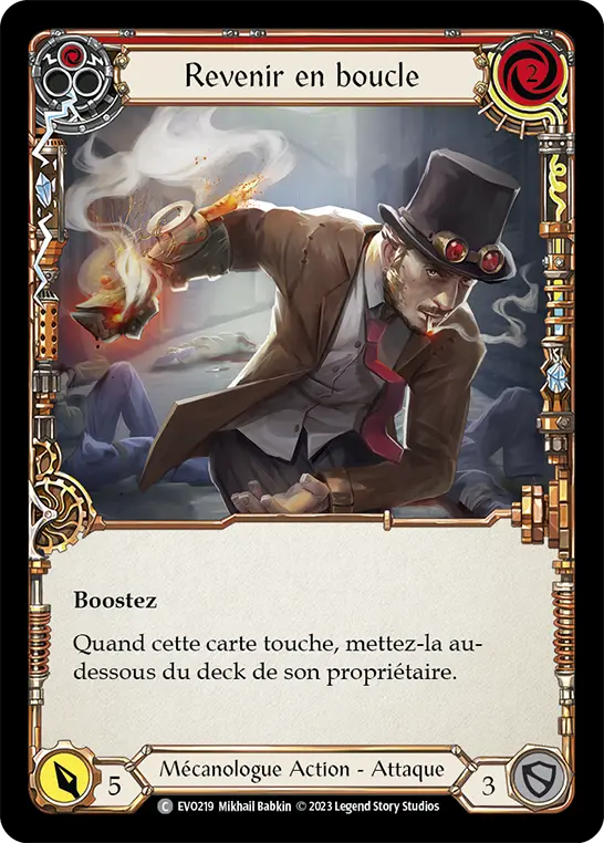 Card: Over Loop (red)