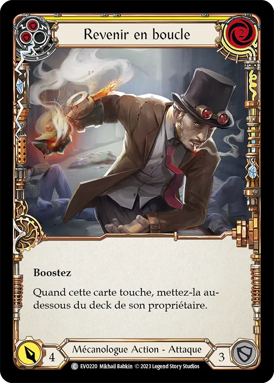 Card: Over Loop (yel)