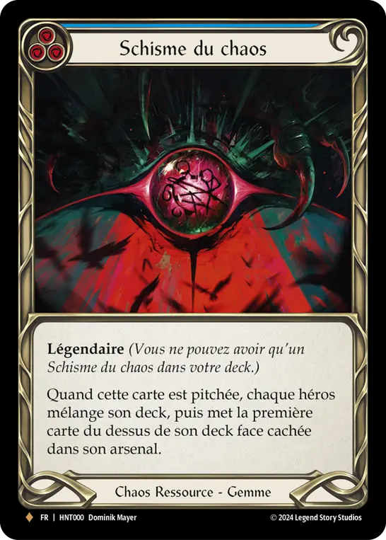 Card: Schism of Chaos (blu)