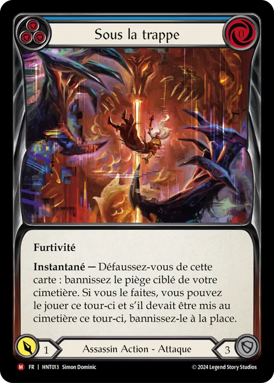 Card: Under the Trap-Door (blu)