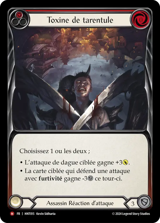 Card: Tarantula Toxin (red)
