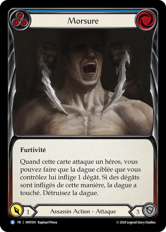 Card: Bite (blu)
