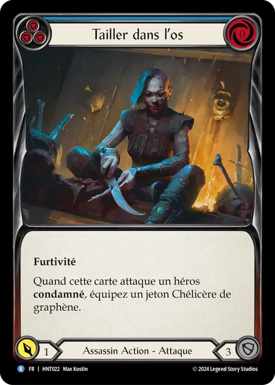 Card: Whittle from Bone (blu)