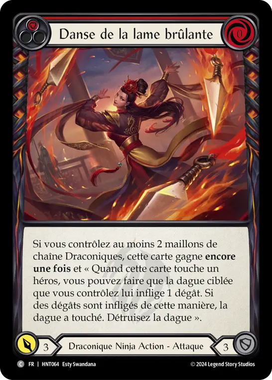 Card: Burning Blade Dance (red)
