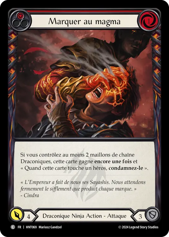 Card: Mark with Magma (red)