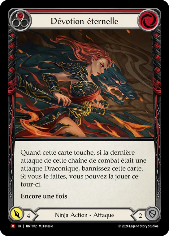 Card: Devotion Never Dies (red)