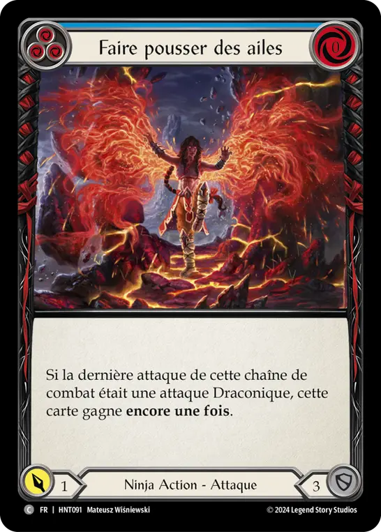 Card: Grow Wings (blu)