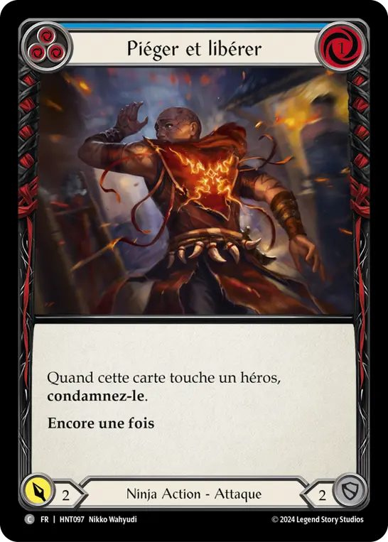 Card: Trap and Release (blu)