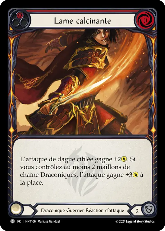 Card: Blistering Blade (red)