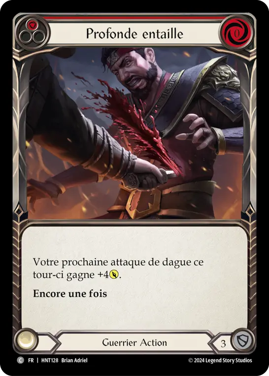 Card: Cut Deep (red)
