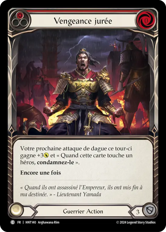 Card: Sworn Vengeance (red)