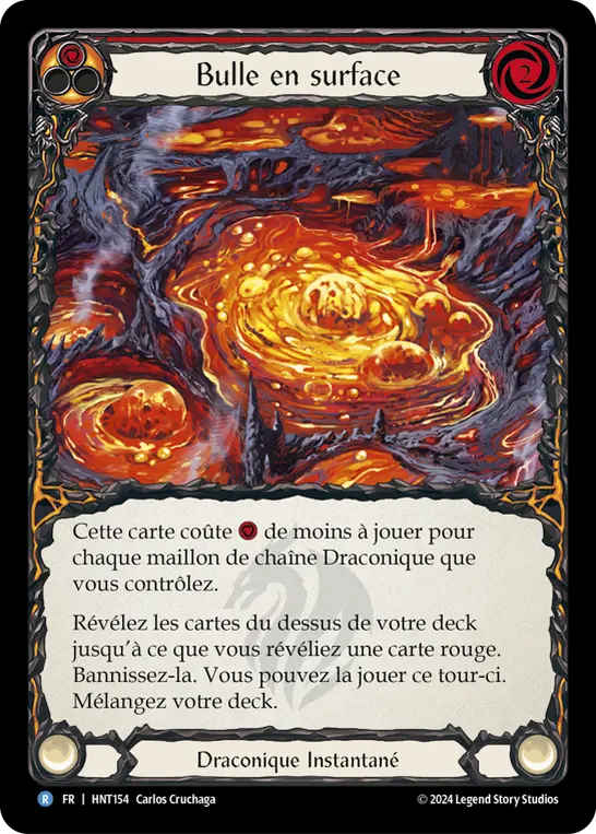 Card: Bubble to the Surface (red)