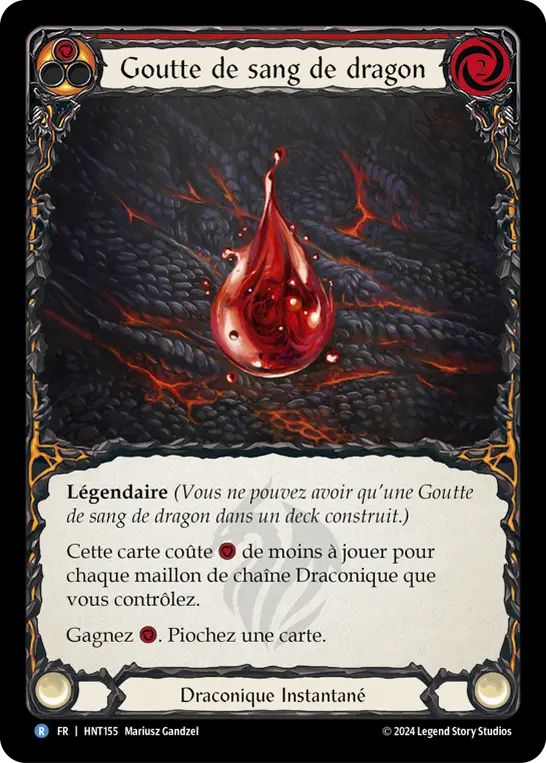 Card: Drop of Dragon Blood (red)