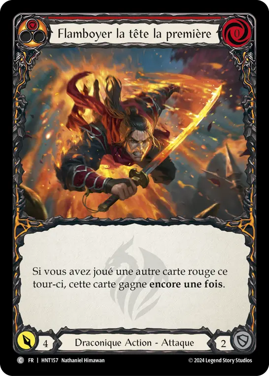 Card: Blaze Headlong (red)