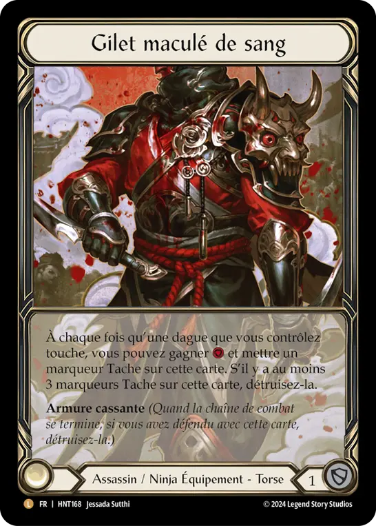 Card: Blood Splattered Vest
