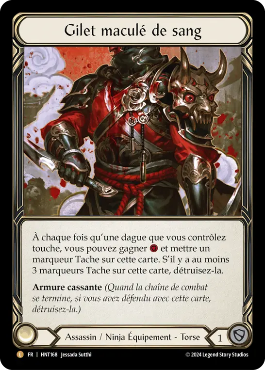 Card: Blood Splattered Vest