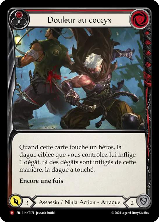 Card: Pain in the Backside (red)