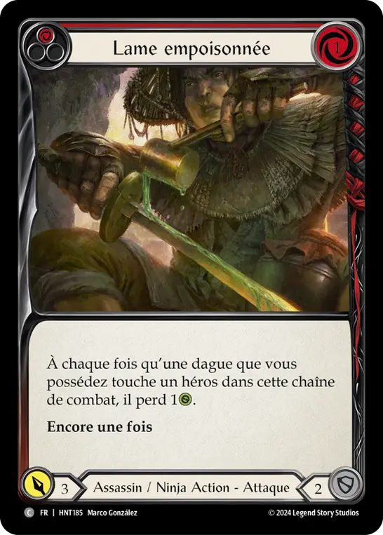Card: Poisoned Blade (red)