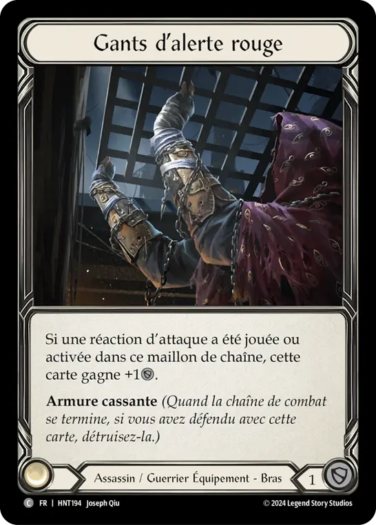 Card: Red Alert Gloves