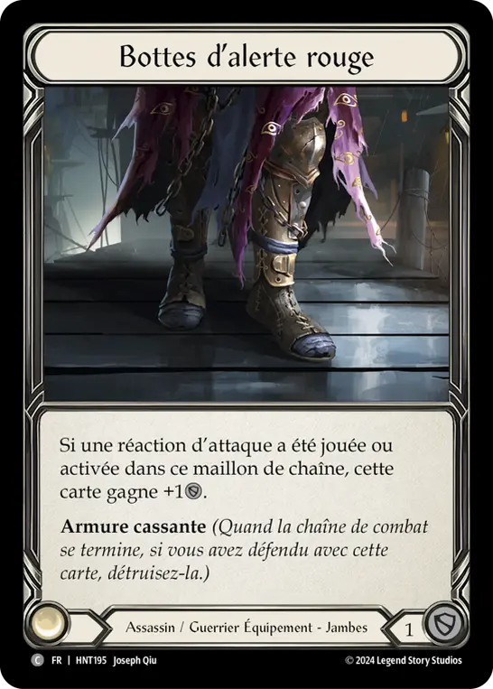 Card: Red Alert Boots