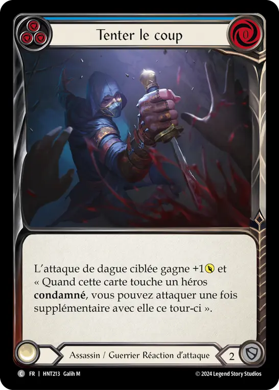Card: Take a Stab (blu)