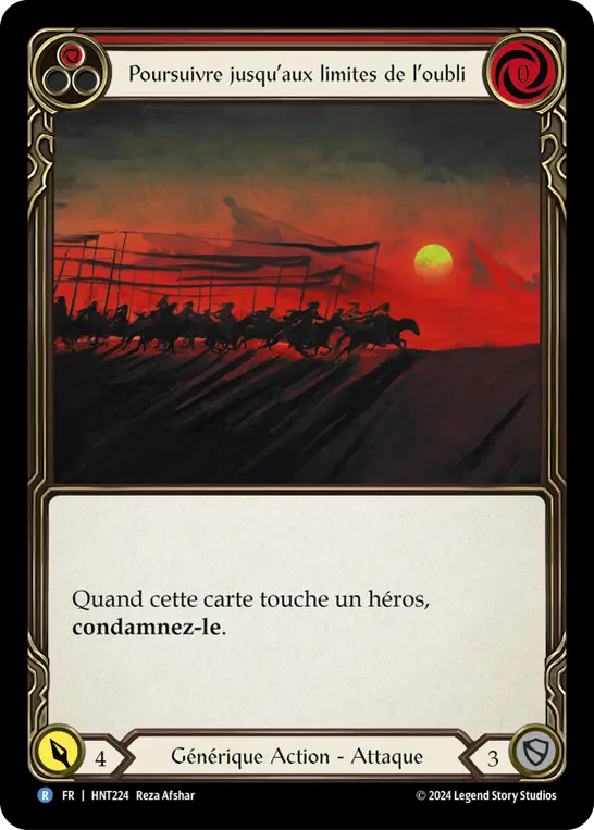 Card: Pursue to the Edge of Oblivion (red)