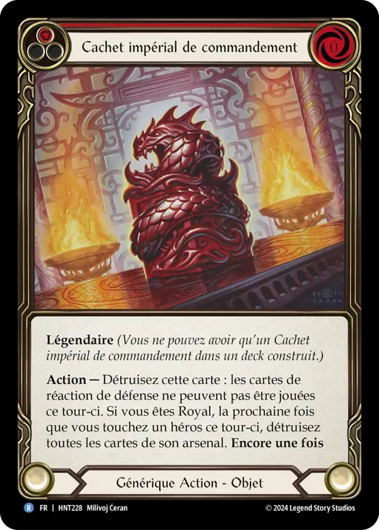 Card: Imperial Seal of Command (red)
