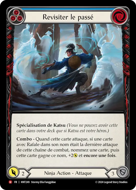 Card: Retrace the Past (blu)