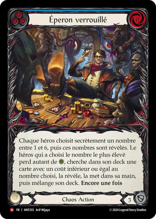 Card: Spur Locked (blu)