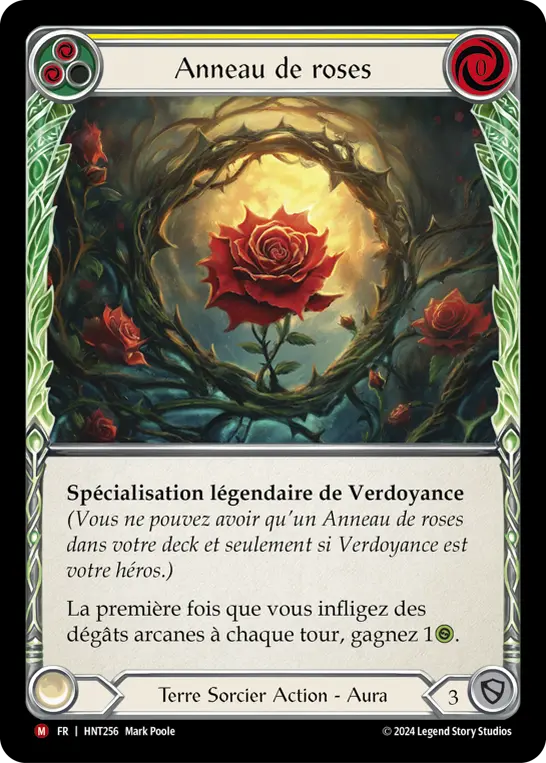Card: Ring of Roses (yel)
