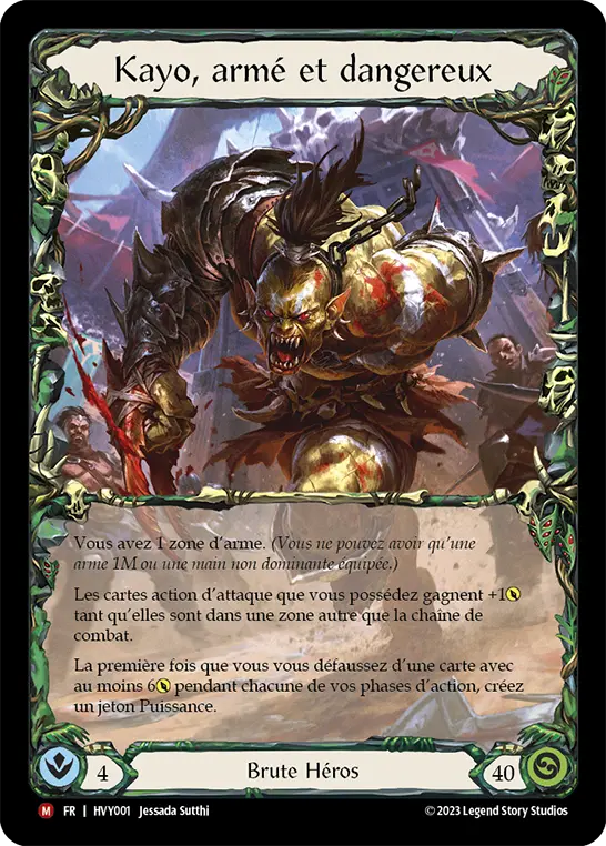 Card: Kayo, Armed and Dangerous